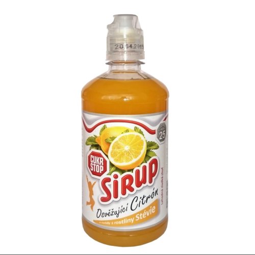 sirup osvěžující citron